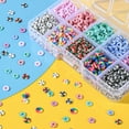 thumbnail image 6 of 1box Handmade Polymer Clay Beads Strands for Jewelry Crafts Supplies Heishi Beads Disc/Flat Round Mixed color 6mm Hole: 1.8~2mm about 200pcs/color, 6 of 8