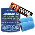 thumbnail image 3 of Durabak Light Gray Textured, Outdoor, UV Resistant, Truck Bed Liner Gallon KIT - Roll On Coating | DIY Custom Coat for Bedliner and Undercoating, Auto Body, Automotive Rust Proofing, Boat Repair, 3 of 4