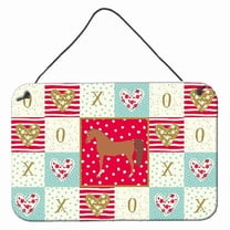 Caroline's Treasures CK5338DS812 Arabian Horse Love Wall or Door Hanging Prints, 8x12, multicolor