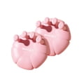 thumbnail image 3 of Separadores de dedos, ejercitador de agarre para dedos, compacto, para estirar pantorrilla, transpirable, suave, con soporte para el arco pequeño Rosa, 3 of 7