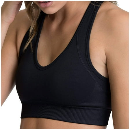 

Sports Bras For Women High Impact Comfort Lightly Lined Seamless Wireless Triangle Bralette Bra