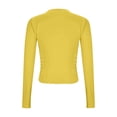 thumbnail image 6 of jjayotai Womens Long Sleeve Shirts Round Neck Fitted Tops Basic Going out Crop Outfits Fall Undershirts 2026, 6 of 6