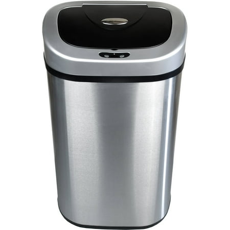 Nine Stars 21.1-Gallon/80-Liter Stainless Steel Sensor Operated Trash ...