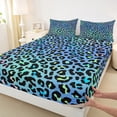 thumbnail image 3 of Homewish Leopard Cheetah Pattern Twin Sheet Sets,Chic Modern Aesthetic Twin Fitted Sheet,Jungle Animal Flat Sheet For Menw Omen,Ultra Soft Home Decor,3 Pieces, 3 of 7