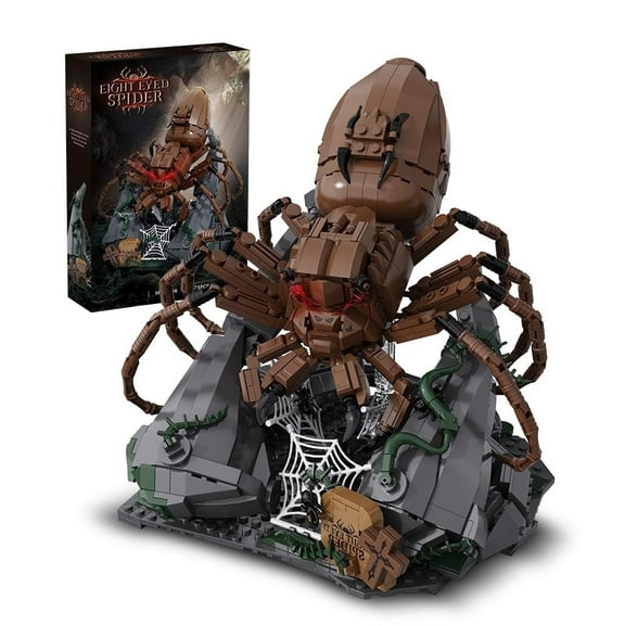 Spider Building Blocks Set, Animal Model Building Blocks kit, Creative Toys Gifts for Adults and Teens 14 