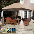 thumbnail image 5 of King Canopy Garden Party Backyard Gazebo 10'x10' 4-Leg, Caramel Crème, 5 of 9