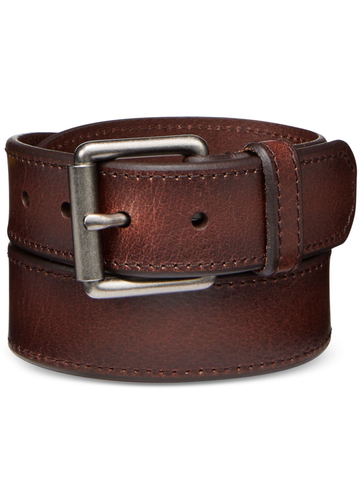 LEVI'S Mens Brown Beveled Edge Leather Casual Belt 42\44