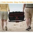 thumbnail image 4 of 17" Griddle Carry Bag Fits Blackstone 1971 Heavy Duty Flat Top Grill,Fit For Blackstone 17 inch Tabletop Griddle without Hood,Water Resistant 600D Polyester Heavy Duty, 4 of 5