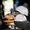 thumbnail image 6 of Ice Ball Maker Molds, Round Ice Cube Tray, Sphere Whiskey Ice Mold - 2.5 Inch Round Ice Cube Mold - Large Ice Ball Molds for Whiskey, Cocktails, Bourbon and Coffee - Colorful Creative Gift - 4 Pack, 6 of 7