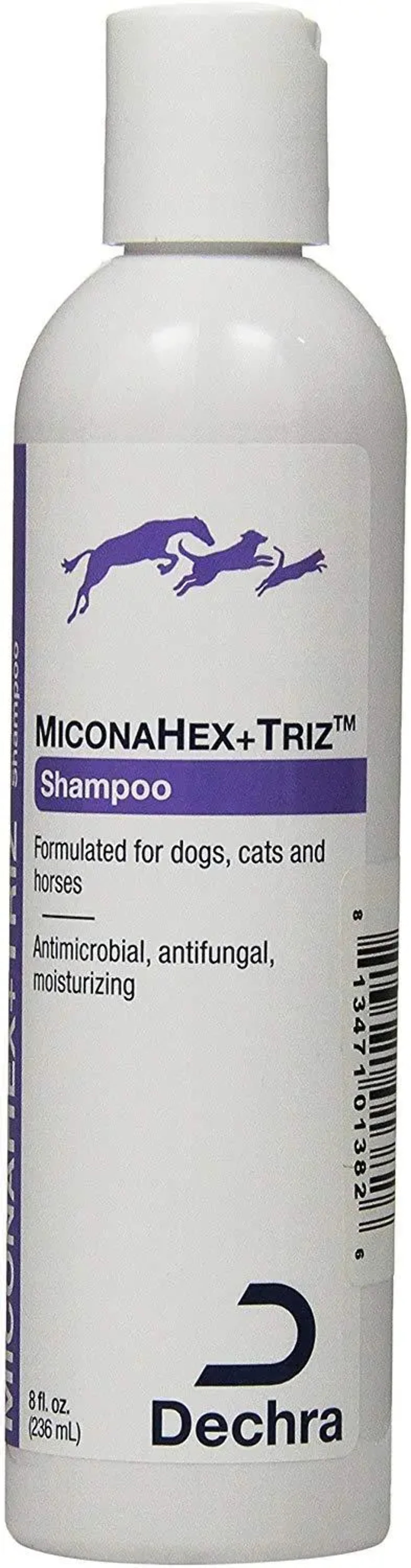 Dechra Miconahex + Triz Pet Shampoo for Dogs Cats Horses 8 oz