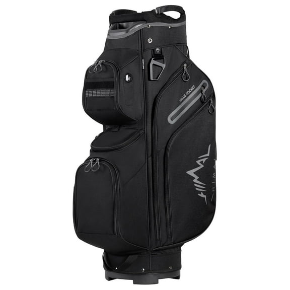 Golf Cart Bag, 15 Way Organizer Divider Top with Handles and Rain Cover Black