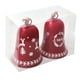 thumbnail image 1 of 2x Campana decorativa navideña, ideal para fiestas y celebraciones, colgante para decoración de interiores Alce de guirnalda, 1 of 9