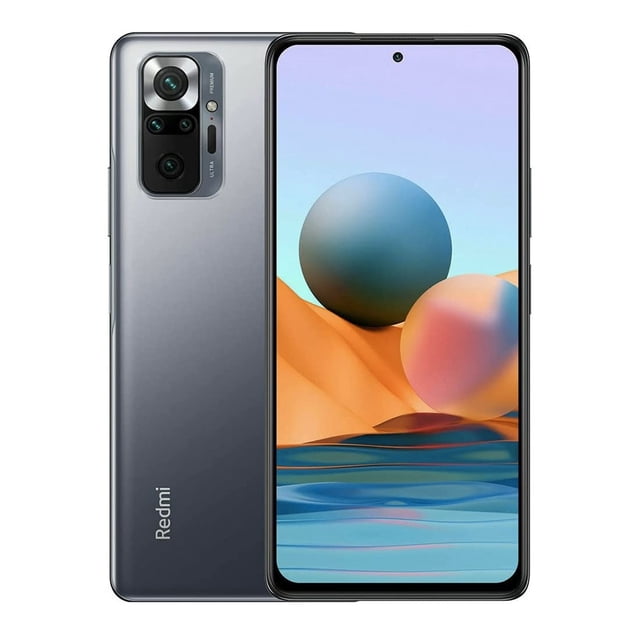 Celular Xiaomi Redmi Note 10 Pro 128Gb 6GB RAM Xiaomi Redmi M2101K6G Gris Desbloqueado