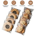 thumbnail image 6 of Tripumer 200 Pcs Self Adhesive Candy Cookie Bags with Dot 4 x 4 inch Resealable Cellophane Bags for Party Favors Gift Giving Pie Candies Cookies, 6 of 6