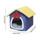 thumbnail image 3 of Decoraciones navideñas, adornos navideños, cama para gatos, saco de dormir de invierno cálido para gatos, semicerrado, sensación de seguridad, casita para mascotas, cama para perros adecuada para el i, 3 of 5