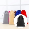 thumbnail image 4 of Drawstring Bag Jewelry Bangle Charging Cable Headphones Earphones Sunglasses Watch Pouch Wedding Birthday Party Gifts Pocket 25x35cm, 4 of 9