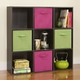 thumbnail image 3 of ClosetMaid 9 Cube Wood Stackable Bookcase Display Shelf Organizer, Espresso, 3 of 6