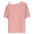 thumbnail image 6 of Bogo Summer Tops For Women 2025 Womens Black Tops Dressy Casual Short Sleeve Blouses For Women Business Formal V Neck T Shirts For Women Loose Fit, 6 of 6