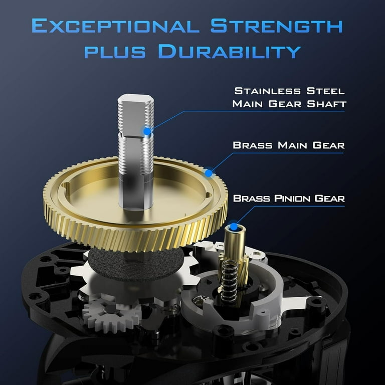 brass fishing reel gears KastKing Verus Spinning Discover the KastKing Rover Round Baitcasting Reelone of the best conventional reels designed for both freshwater and saltwater fishing PRO GEAR 454 Conventional Fishing