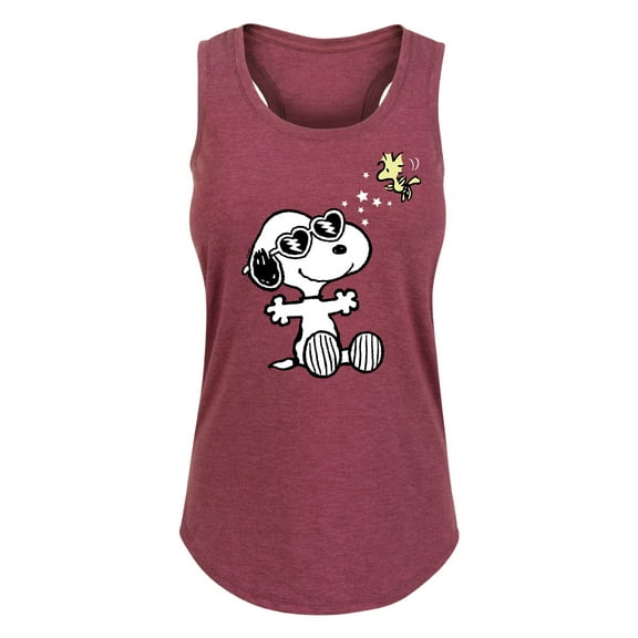 Peanuts - Faces of Snoopy - Women's Racerback Tank Top
