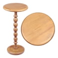 thumbnail image 3 of JONATHAN Y Augustus 24.5" Cottage Classic Spindle Wood Pedestal Round Drink Table and Decorative End Table, Natural, END3007A, 3 of 5