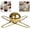 Golden*1, variant on ABCISI Espresso Cooling Ball, Stainless Steel Espresso Ball Chiller with Stand, Rapid Frozen Espresso Ball for Espresso Coffee Beverages Lovers (1, Silver)