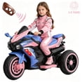 thumbnail image 3 of HNH 12V Ride on Motorcycle for Kids, 3 Wheels Battery Powered Motorcycle Toy with Remote Control, Bluetooth, Music, Light, 3 of 9
