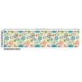 thumbnail image 2 of Ambesonne Floral Fabric by the Yard Upholstery, Retro Doodle Cheerful, 5 Yards, Multicolor, 2 of 4