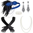 6 count 1920s Flapper Accessories Set for Women - Walmart.com