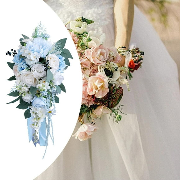 Elodie Wedding Bouquet Artificial Rose Flowers for Celebrations Graduation Weddings
