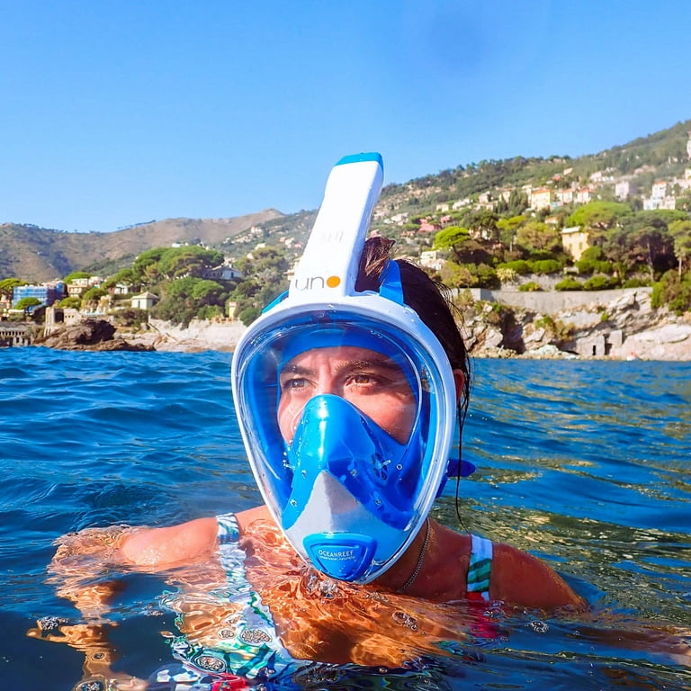 Ocean Reef Aria Snorkeling Full Face Mask breath underwater with nose