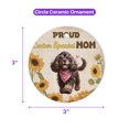 thumbnail image 5 of Proud Cocker Spaniel Mom Happy Mother's Day with Love Ceramic Round Ornament Cockers Dog Lover Gifts Home Tree Decor - 02003, 5 of 5
