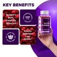 thumbnail image 5 of 2 Pack - Vitamatic Biotin Gummies 10,000 mcg for Stronger Hair, Skin & Nails - 60 Vegan Gummies - Vitamin B7 (Total 120 Count), 5 of 10