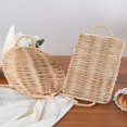 thumbnail image 4 of Slate Wicker Rattan Tray, 4 of 10