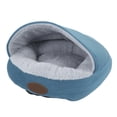thumbnail image 4 of Pet Bed, Creative Warm Shell Shaped Healthy Pet   For Pet For Small Cat For Small Dog Breed Blue Hard Top, 4 of 8