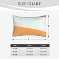 thumbnail image 6 of YFYANG Super Soft Rectangular Plush Cushion Cover (Without Pillow Insert), Watercolour Line Doodles Comfort and Non-Pilling Hidden Zip Bedroom Sofa Pillowcases, 16"x24", 6 of 9