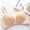 Beige, variant on Seamless Bra for Women Wirefree Comfort Push Up Minimizer With Side Coverage In Beige