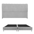 thumbnail image 1 of Cabecera King Size Nube + Box Base Cama Gris Ash, 1 of 8