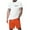 Orange, variant on Outfits for Men Casual Color Solid Matching Shirt and Shorts Set Athletic Fit Sweatsuit Men Clothing Sets Outfits Orange,XL
