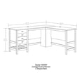 thumbnail image 2 of Pemberly Row Cottage Road Engineered Wood L-Shape Desk in Raven Oak, 2 of 16