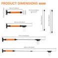 thumbnail image 2 of 4.06oz Diatomaceous Earth Powder Duster with Adjustable Length 3 Mode Garden Powder Duster Applicator Powder Applicator for Garden Orchard Lawn, 2 of 11