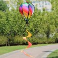 thumbnail image 3 of IKemiter Hot Air Balloon Outdoor Decoration Rainbow Wind Turns Sequins Rotating Colorful Windmill String Garden Windmill, 3 of 7