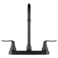 thumbnail image 2 of Dura Faucet DF-PK330HLH-MB Elegant J-Spout Rv Kitchen Faucet - Matte Black, 2 of 5