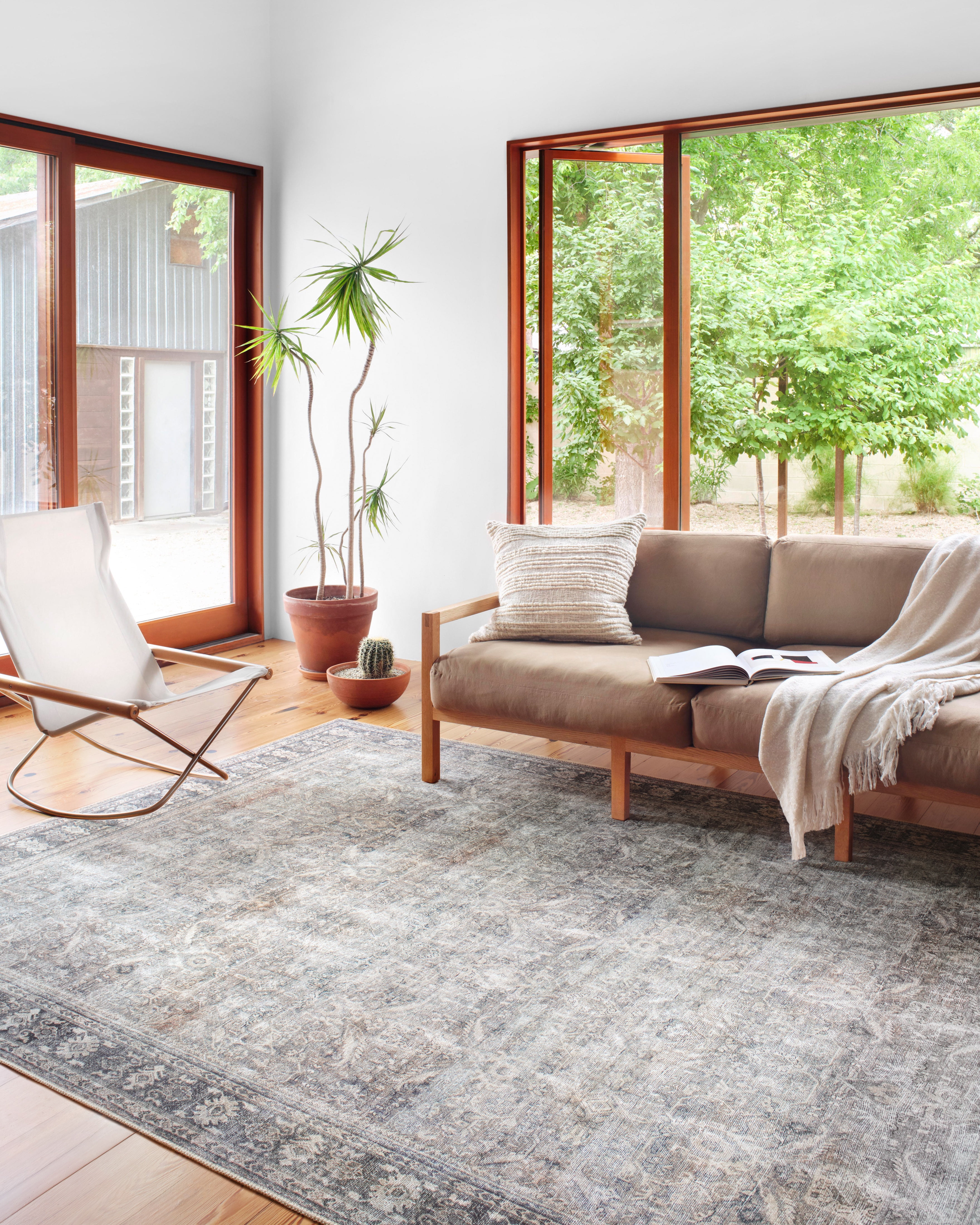 Loloi Wynter Grey / Charcoal 2'-6" x 12'-0" Runner Rug