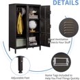 thumbnail image 6 of Yizosh Metal Locker with Lockable Doors, Industrial Steel Storage Lockers for Employees - Locker Storage Cabinets for School, Gym, Home, Office, Garage, 6 of 8