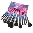 Docolor 12Pcs Galaxy Stars Makeup Brush Set Professional Face Blending