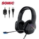 thumbnail image 2 of Bearachild Somic Gaming Headphone LED Profesional Moda Flexible Desmontable Micrófono Auricular Juego Jugar PC Auriculares Juegos de teclado y mouse para computadora 3.5+USB NO1, 2 of 6