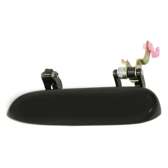 DAMAIJOY Car Door Handle Exterior Front Rear Driver Side Left Smooth Black Plastic Without Key Hole for Aztek 2001-2005 for Lumina 1995-2001 for Monte Carlo 1995-1999 for Rendezvous 2002-2007