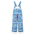 thumbnail image 6 of IWRICH Christmas Overalls for Men Xmas Santa Plush Jumpsuit with Pockets Adjustable Straps Straight Leg Festive Workwear Blue XXL, 6 of 6