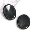 thumbnail image 4 of HOOUN Natural Shungite Worry Thumb Stone Crystal Pocket Palm Protection Reiki Healing-1PC (Random Pick), 4 of 8